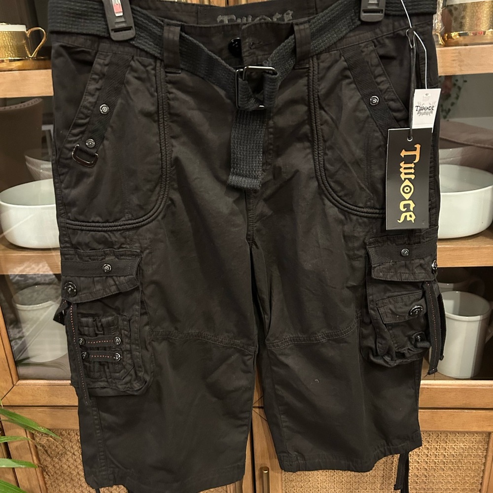 Cargo Shorts for Men - Black